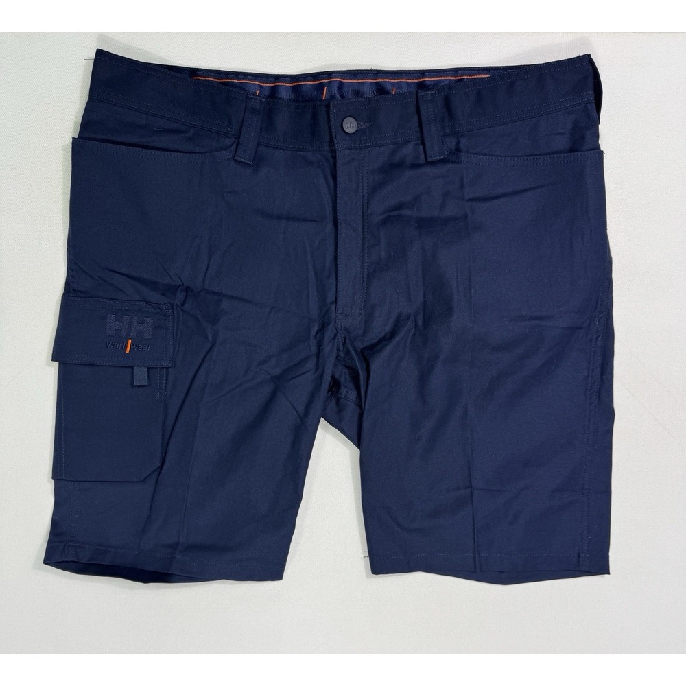 Helly Hansen Shorts Mens 40 (42x11.5) Blue Cargo Outdoor Hiking Workwear Stretch
